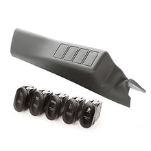Load image into Gallery viewer, Etched A-Pillar 4 Switch Pod Kit Left Hand - Rugged Ridge 17235.71