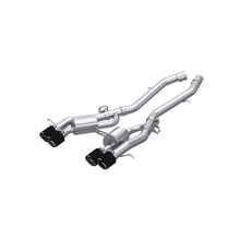 Load image into Gallery viewer, 2021-2024 BMW M4 G82 and M3 G80 T304 Stainless Steel 3 Inch Axle-Back Quad Rear Exit with Carbon Fiber Tips Armor Pro Series MBRP