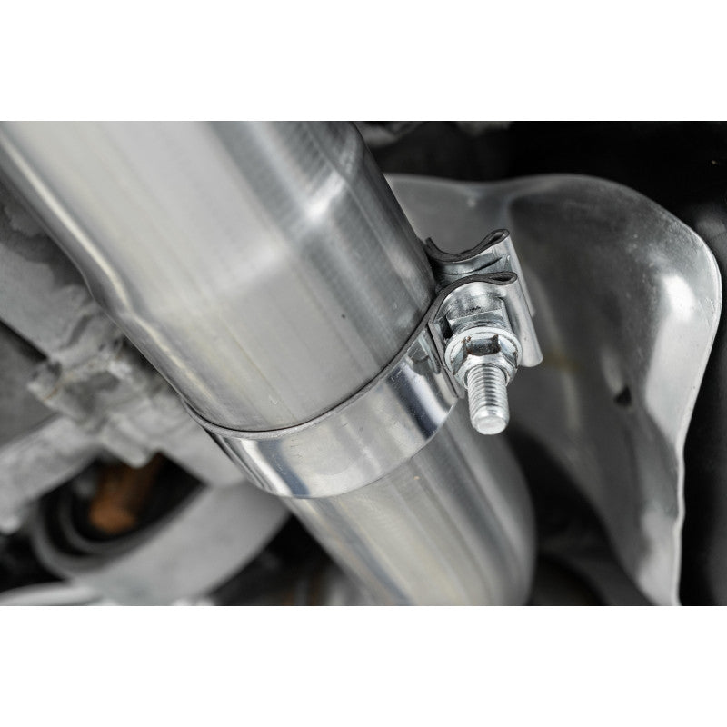 2015-2019 Volkswagen Golf Armor Pro Series 3 Inch Cat Back Quad Split Rear T304 Stainless Steel with Carbon Fiber Tips Exhaust System MBRP
