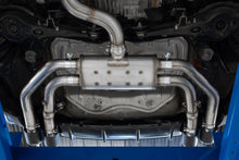 Load image into Gallery viewer, 2015-2020 Audi S3 T304 Stainless Steel 3 Inch Cat Back Quad Split Rear Exit with Carbon Fiber Tips Active Exhaust MBRP