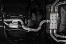 Load image into Gallery viewer, 2015-2020 Audi S3 T304 Stainless Steel 3 Inch Cat Back Quad Split Rear Exit with Carbon Fiber Tips Active Exhaust MBRP