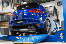 Load image into Gallery viewer, 2015-21VW Golf R T304 Stainless Steel 3 inch Cat-Back Active Quad Rear Exit with Carbon Fiber Tips MBRP