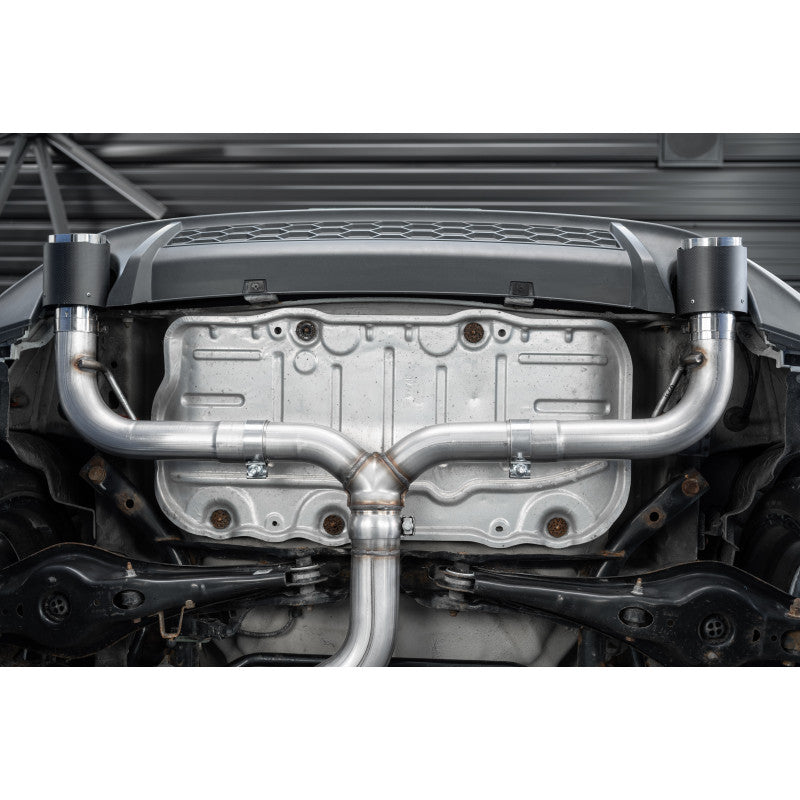 2015-2021 Volkswagen Golf Armor Pro Series 3 Inch Cat Back Dual Split Rear Exit T304 Stainless Steel with Carbon Fiber Tips Exhaust System MBRP