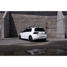 Load image into Gallery viewer, 2015-2021 Volkswagen Golf Armor Pro Series 3 Inch Cat Back Dual Split Rear Exit T304 Stainless Steel with Carbon Fiber Tips Exhaust System MBRP