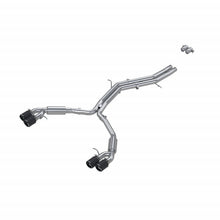 Load image into Gallery viewer, T304 Stainless Steel 2.5 Inch Resonator Back Dual Rear Quad Carbon Fiber Tips 18-Up Audi S5 Coupe/S4 Sedan MBRP