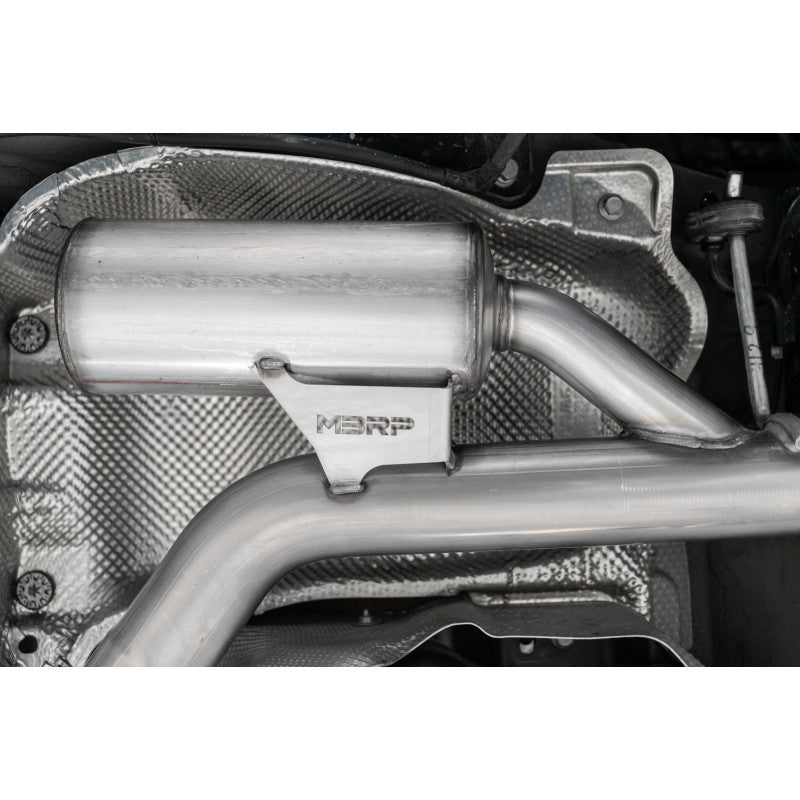 2019-2021 VW Jetta GLI Armor Pro Series 3 Inch Cat Back Dual Rear Exit T304 Stainless Steel with Carbon Fiber Tips Exhaust System MBRP