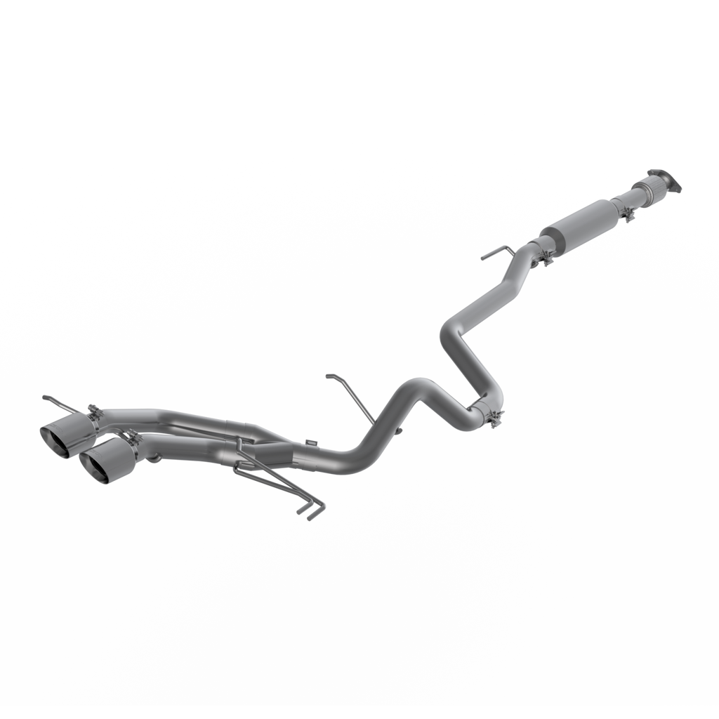 2.5 Inch Cat Back Exhaust System Dual Exit For 13-18 Hyundai Veloster Turbo T304 Stainless Steel With Tips MBRP