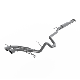 2.5 Inch Cat Back Exhaust System Dual Exit For 13-18 Hyundai Veloster Turbo T304 Stainless Steel With Tips MBRP