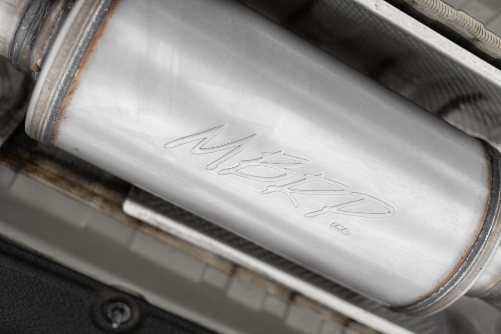 2019-2021 Hyundai Veloster Armor Pro 3 Inch Cat Back Dual Split Center Rear Exit T304 Stainless Steel with Carbon Fiber Tips MBRP