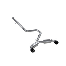 Load image into Gallery viewer, T304 Stainless Steel 3 inch Cat-Back Dual Split Rear with Carbon Fiber Tips (2) 5 inch OD Carbon Fiber Tips Included MBRP