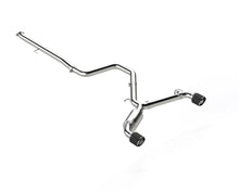 Load image into Gallery viewer, 2019-2022 Hyundai Veloster N 2.0L T304 Stainless Steel 3 Inch Cat-Back Dual Split Rear with Carbon Fiber Tips Active Exhaust MBRP