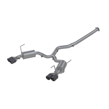 Load image into Gallery viewer, Armor Pro Subaru 3 Inch Cat Back Exhaust System Dual Split Rear-Quad Carbon Fiber Tips For 11-21 Subaru Impreza WRX MBRP