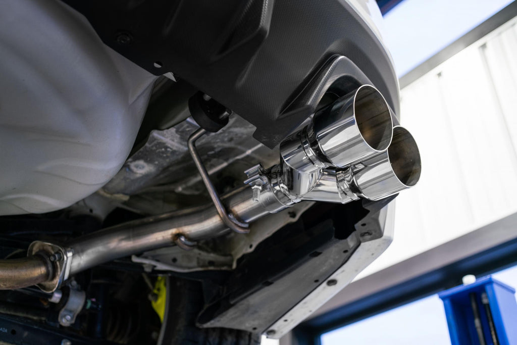 Armor Pro Subaru 2.5 Inch Axle Back Dual Split Rear-Quad Tips For 11-21 Subaru Impreza WRX MBRP