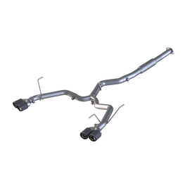 Armor Pro Subaru 3 Inch Cat Back Exhaust System Dual Split Rear-Quad Carbon Fiber Tips For 11-2021 Subaru Impreza WRX 2.0L MBRP