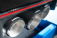 Load image into Gallery viewer, 2017-2021 Honda Civic Type R 2.0L T304 Stainless Steel 3 Inch Cat-Back Triple Rear Outlet Carbon Fiber Tips MBRP