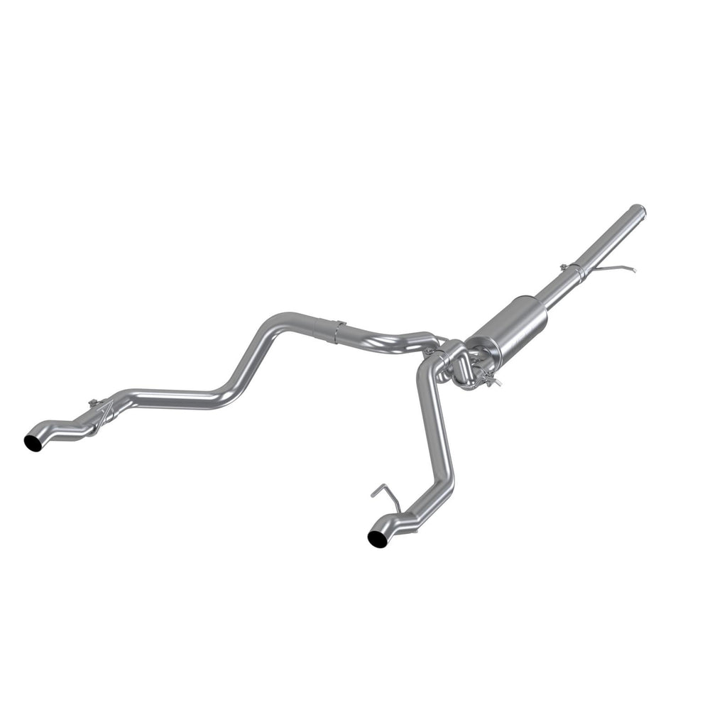 2.5 Inch Cat Back Exhaust System For 19-Up Silverado/Sierra 1500 5.3L and 2022 Silverado LTD/ Sierra Limited 5.3L Dual Rear Aluminized Steel MBRP
