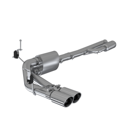 3 Inch Cat Back Exhaust System Pre-Axle Dual Outlet Aluminized Steel For 19-24 Silverado/Sierra 1500, 2022 Silverado LTD/ Sierra Limited 5.3L MBRP