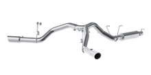 Load image into Gallery viewer, 4 Inch Cat Back Exhaust System For 14-Up RAM 2500 6.4L Dual Split Side Exit T409 Stainless Steel MBRP