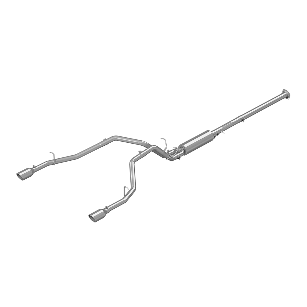 Cat Back Exhaust System Dual Split Rear T409 Stainless Steel For 19-Up RAM Hemi 1500 5.7L MBRP