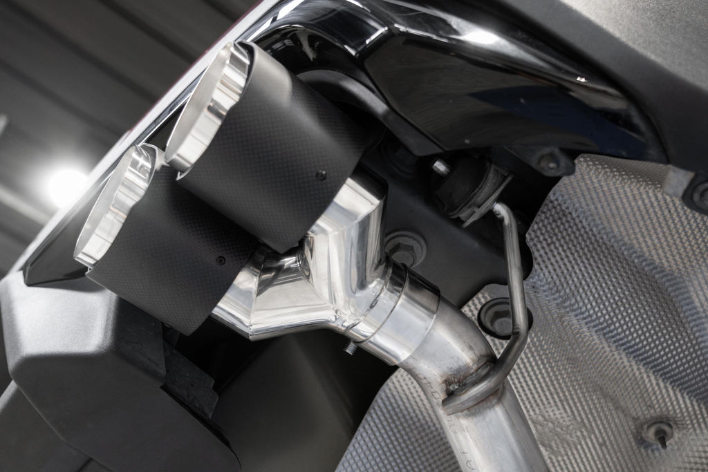 Axle-Back 2.5 inch Dual Rear Quad Tips 20-Up Explorer/Aviator MBRP