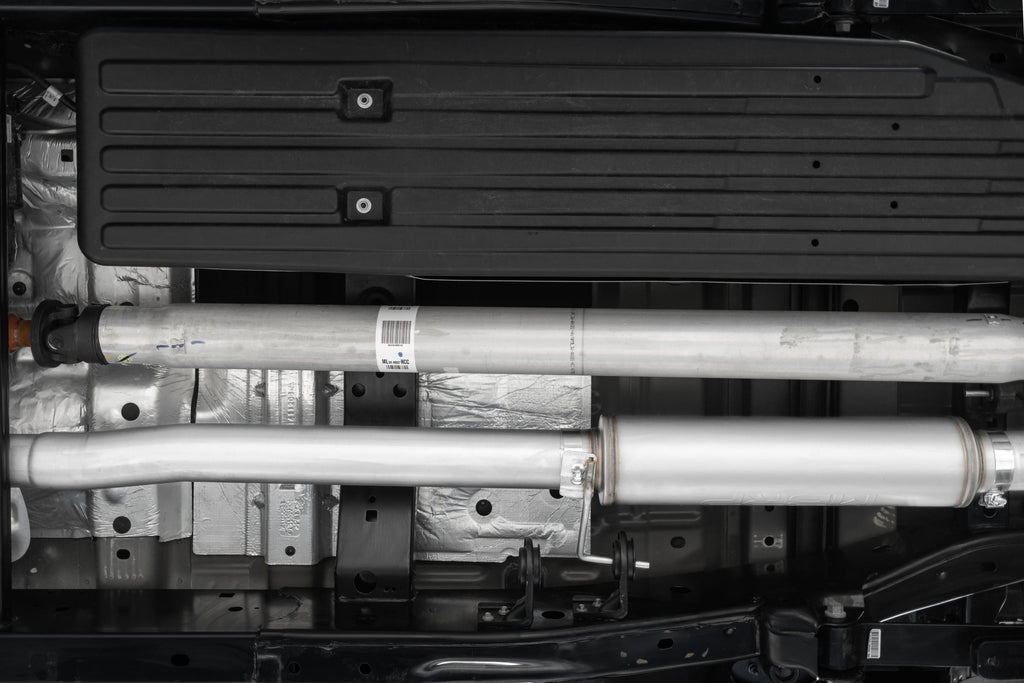 21-Up Ford F-150 4 Inch Cat Back Single Side Race Version Black Coated- Aluminized Steel Exhaust System MBRP
