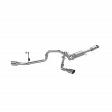 Load image into Gallery viewer, 21-Up Ford F-150 T409 Stainless Steel 3 Inch Cat-Back 2.5 Inch Dual Split Side Exhaust System MBRP
