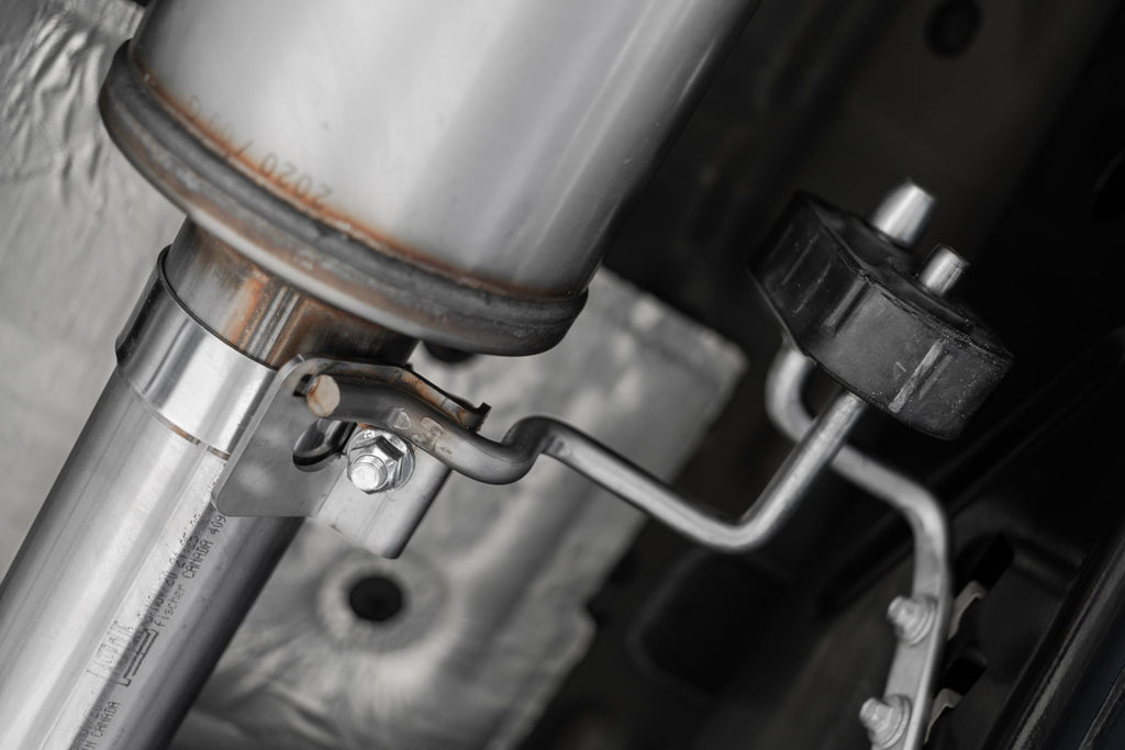 21-Up Ford F-150 T409 Stainless Steel 3 Inch Cat-Back 2.5 Inch Dual Split Rear Exhaust System MBRP