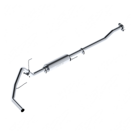 Ford 3 Inch Cat Back Exhaust System Single Side For 11-14 Ford F-150 5.0L MBRP