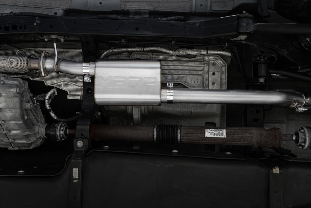 21-Up Ford Bronco 2.3L/2.7L EcoBoost 2/4-Door T304 Stainless Steel 3 Inch Cat-Back Dual Split Rear MBRP
