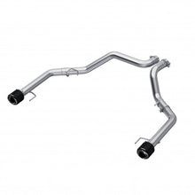 Load image into Gallery viewer, 2021-Up Ford F-150 Raptor 3.5L EcoBoost HO 3 Inch Axle-Back Dual Rear Exit T304 Stainless Steel with Carbon Fiber Tips MBRP
