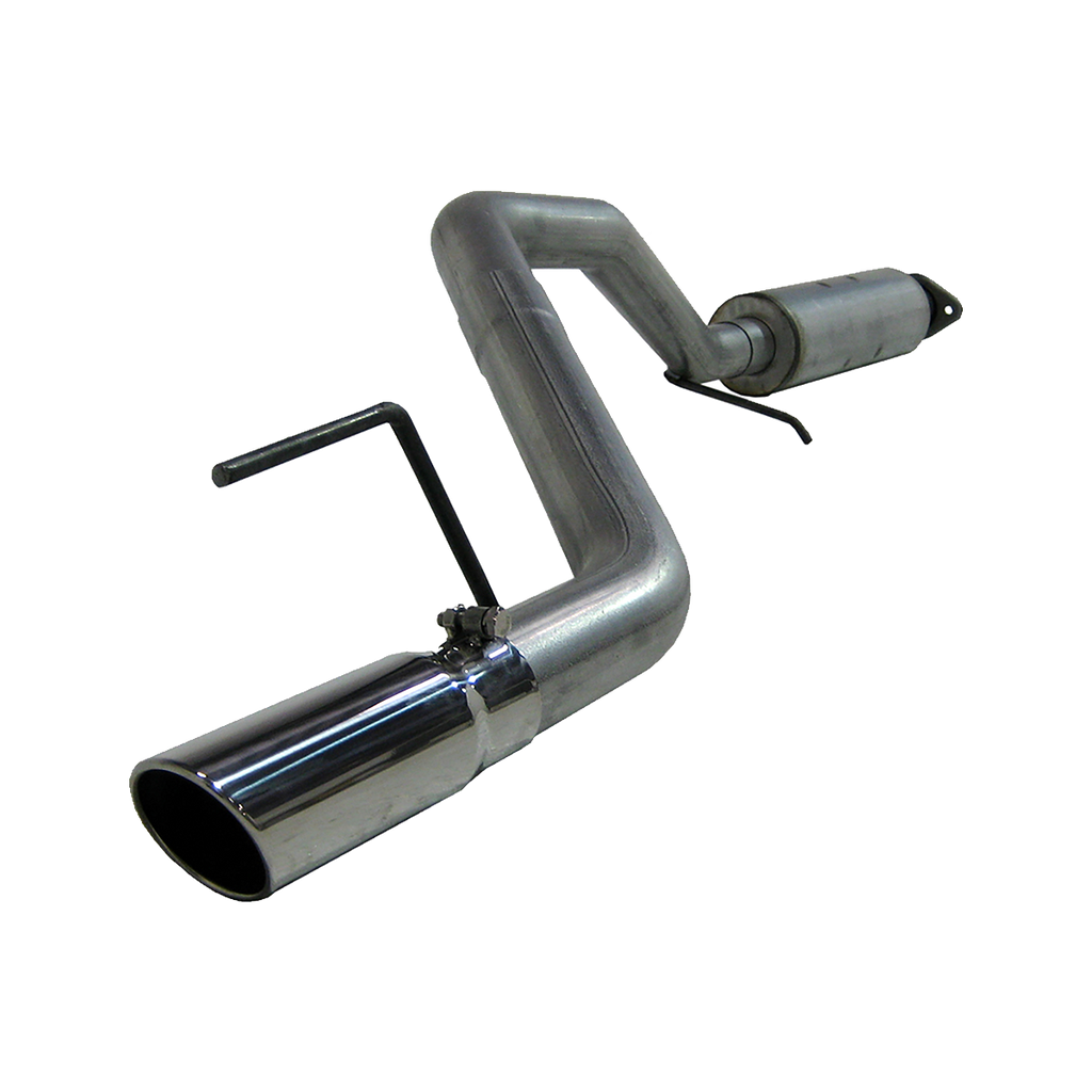 Cat Back Exhaust System Single Side Aluminized Steel For 05-10 Jeep Grand Cherokee 4.7L, 5.7L Hemi MBRP