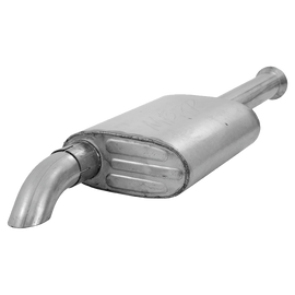 2.5 Inch Cat Back Exhaust System For 00-06 Wrangler TJ Inline 4 2.5L Inline 6 4.0L Unlimited Single Off-Road Turn Down Aluminized Steel MBRP