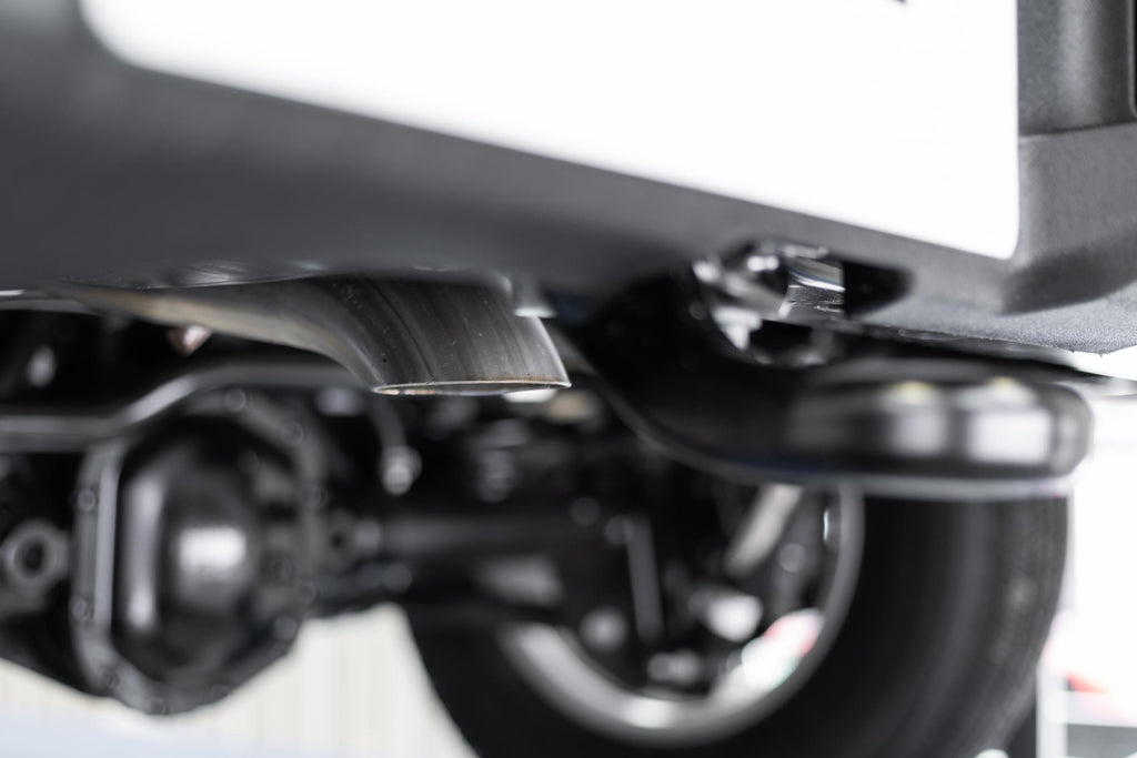 Jeep Cat Back Exhaust System Single Rear Exit Armor Lite Series For 18-24 Wrangler JL 2/4 Door 2.0L, 3.6L MBRP