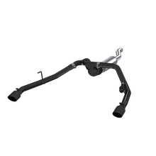 Load image into Gallery viewer, Jeep 2.5 Inch Cat Back Exhaust System Dual Rear Exit Armor BLK Series For 20-Up Jeep Gladiator 3.6L MBRP