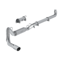 Load image into Gallery viewer, 4 Inch Single Side Exhaust Pipe Aluminized Steel For 01-07 Silverado/Sierra 2500/3500 Duramax Extended/Crew Cab MBRP