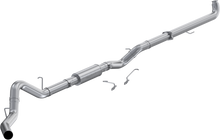 Load image into Gallery viewer, 2001-2004 Chevrolet/GMC Silverado/Sierra 2500/3500 6.6L EC/CC 4 Inch Downpipe-Back Single Side Exit Aluminized Steel MBRP