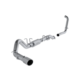 4 Inch Turbo Back Single Side Stock Cat Exit T409 Stainless Steel For 03-07 Ford F-250/350 6.0L Extended Cab/Crew Cab MBRP