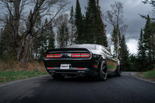 Load image into Gallery viewer, 15-23 Dodge Challenger T304 Stainless Steel 3 Inch Dual Cat Back Quad Tips with Carbon Fiber Tips (Race Version) Exhaust System MBRP