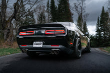 Load image into Gallery viewer, 15-23 Dodge Challenger T304 Stainless Steel 3 Inch Dual Cat Back Quad Tips with Carbon Fiber Tips (Race Version) Exhaust System MBRP