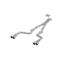 Load image into Gallery viewer, 15-23 Dodge Challenger Aluminized Steel 3 Inch Dual Cat Back Quad Tips (Race Version) Exhaust System MBRP