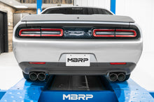 Load image into Gallery viewer, 2015-2016 Dodge Challenger T304 Stainless Steel 3 Inch Dual Rear Cat-Back Quad Tips (Race Version) Exhaust System MBRP