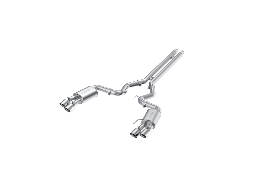 3 Inch Cat Back Exhaust System For 18-23 Ford Mustang GT 5.0L With Quad 4 Inch Dual Wall Tips Street Version T304 Stainless Steel MBRP