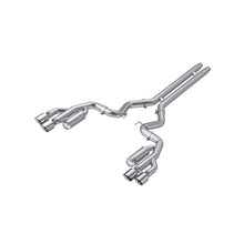 Load image into Gallery viewer, 3 Inch Cat Back Exhaust System For 18-23 Ford Mustang GT 5.0L With Quad 4 Inch Dual Wall Tips Race Version T304 Stainless Steel MBRP