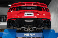 Load image into Gallery viewer, 3 Inch Cat Back Exhaust System For 18-23 Ford Mustang GT 5.0L With Quad 4 Inch Dual Wall Tips Race Version Aluminized Steel MBRP