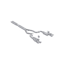 Load image into Gallery viewer, 24-Up Ford Mustang GT 5.0L, Armor Pro T304 Stainless Steel 3 Inch Cat-Back Dual Split Rear with Quad Tips, Race Profile MBRP