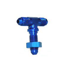 Load image into Gallery viewer, S73_560434_4AN Blue Bulkhead Flare T Coupling Fitter.jpg