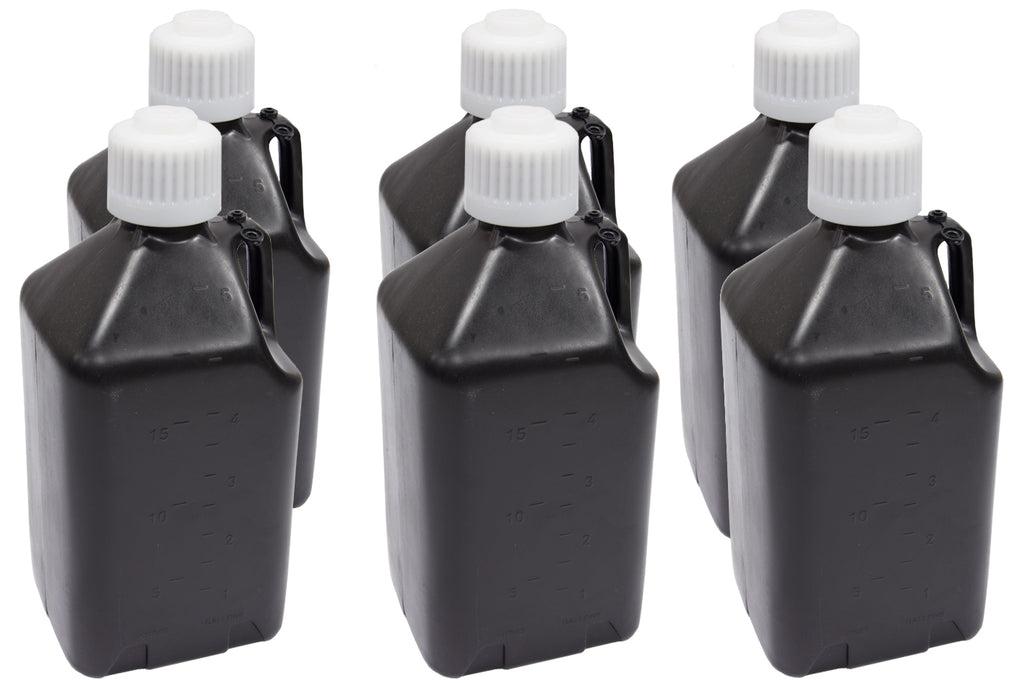 Utility Jug - 5-Gallon Black - Case 6 - Scribner 2000K-CASE