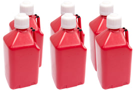 Utility Jug - 5-Gallon Red - Case 6 - Scribner 2000R-CASE