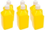 Utility Jug - 5-Gallon Yellow - Case 6 - Scribner 2000Y-CASE