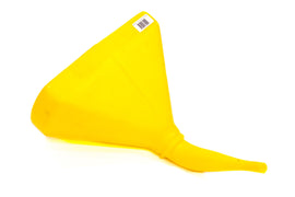 Funnel - 14in 45 Deg. D-Shape Yellow - Scribner 6115Y